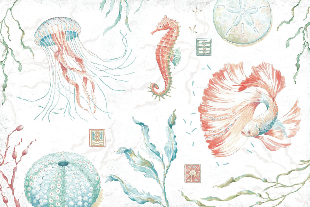 Floating Sea Mural Wallpaper - pure wallpaper artwork