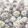 Watercolor Peonies Spring Mural Wallpaper - pure wallpaper artwork