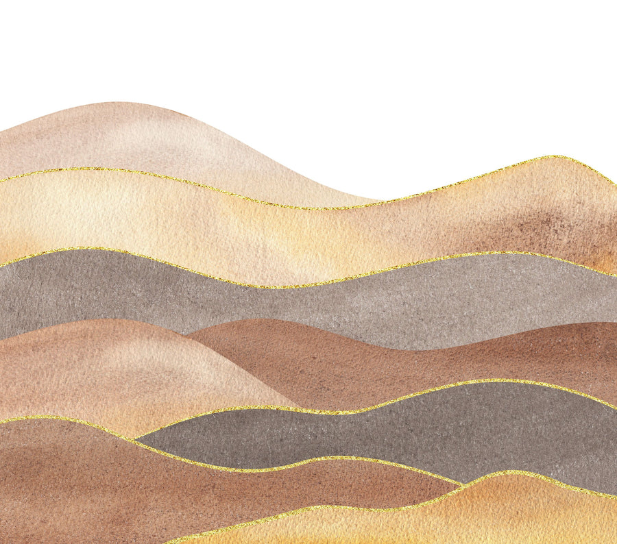 Abstract Sand Dunes Mural Wallpaper