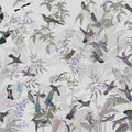 Birds Everywhere Green Mural Wallpaper - pure wallpaper artwork