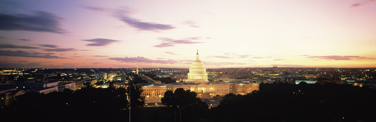 Illuminated Dome Sunset Mural Wallpaper - pure wallpaper artwork