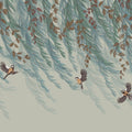 Willow & Birds, Pistachio Mural Wallpaper - pure wallpaper artwork