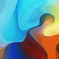 Abstract Wave Mural Wallpaper - pure wallpaper artwork