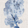 Shibori Coral II on Linen Mural Wallpaper - pure wallpaper artwork