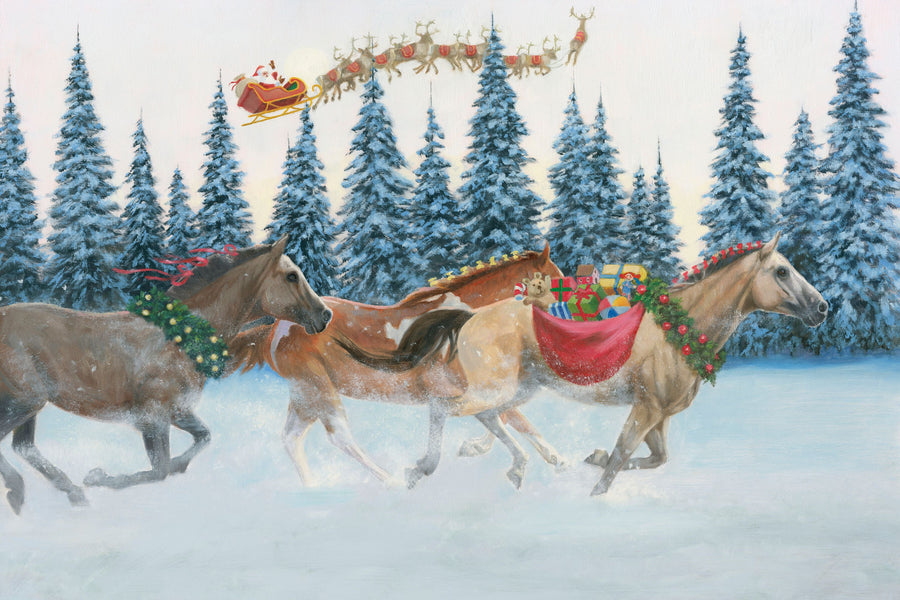 Christmas Mission Mural Wallpaper