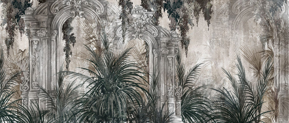 Gate to the Jungle Mural Wallpaper - pure wallpaper artwork