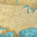US Map Detailed - Lexy Mural Wallpaper - pure wallpaper artwork