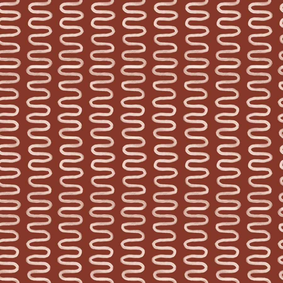 Serpentine Lines Mural Wallpaper