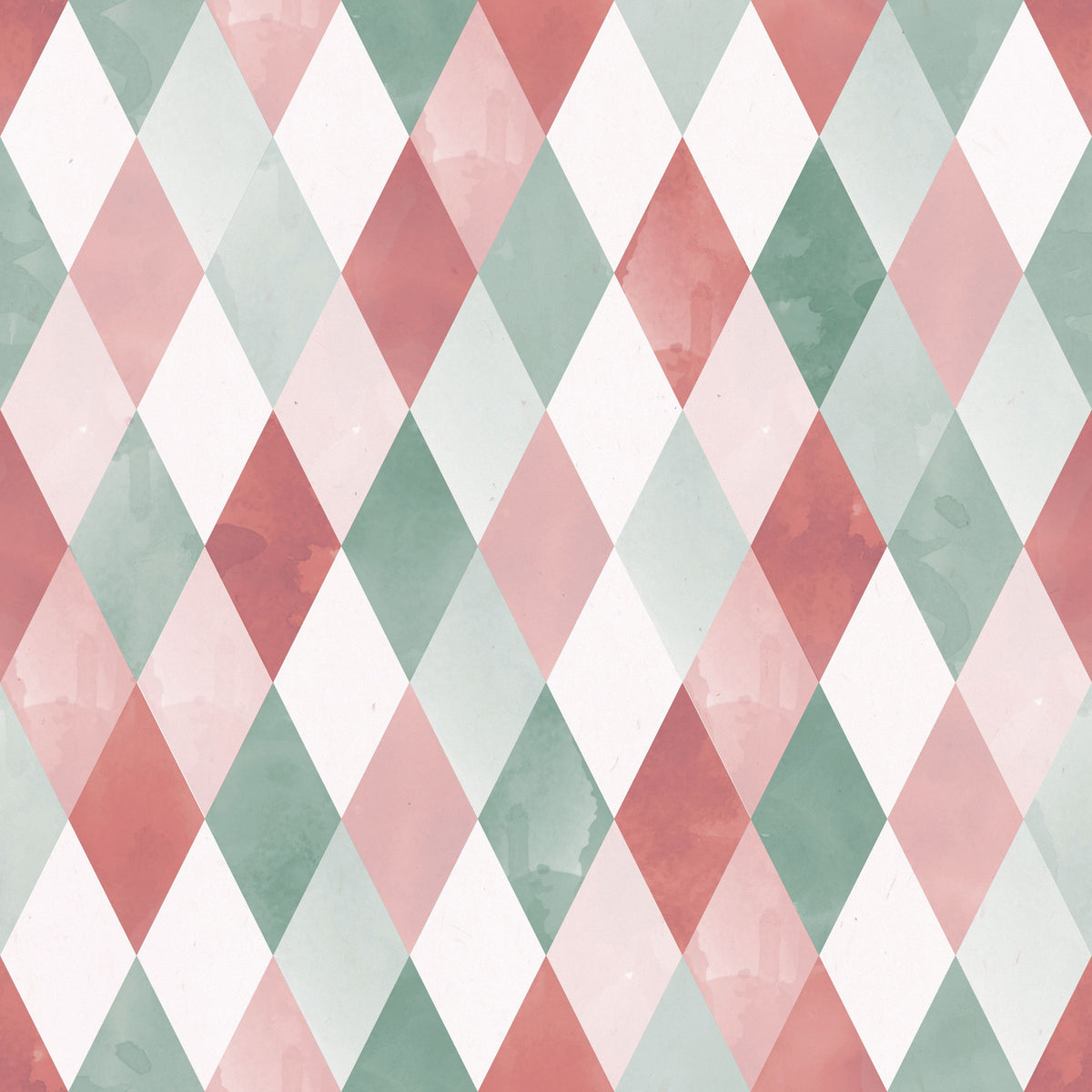 Contrasting Diamonds, Rose Mural Wallpaper - pure wallpaper artwork