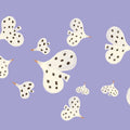 Birds Flying High, Periwinkle Mural Wallpaper - pure wallpaper artwork