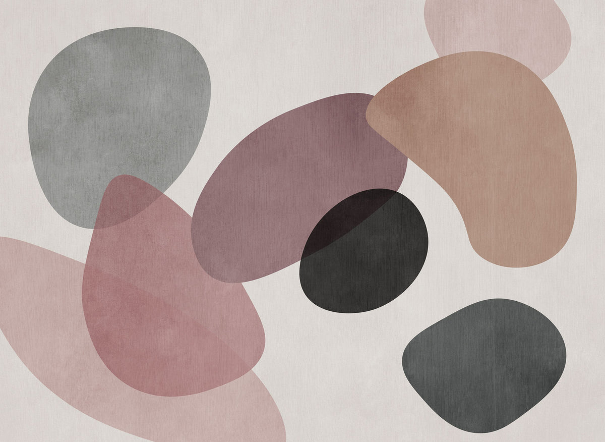 Lava Shapes, Rose Mural Wallpaper - pure wallpaper artwork