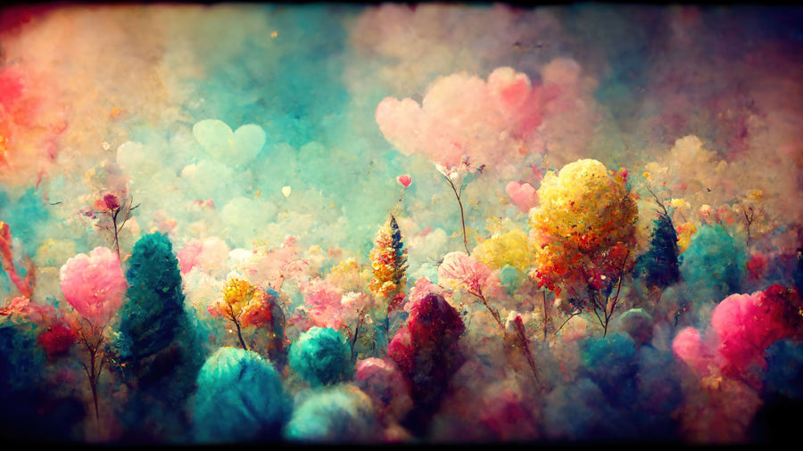 Fantasy Landscape Mural Wallpaper