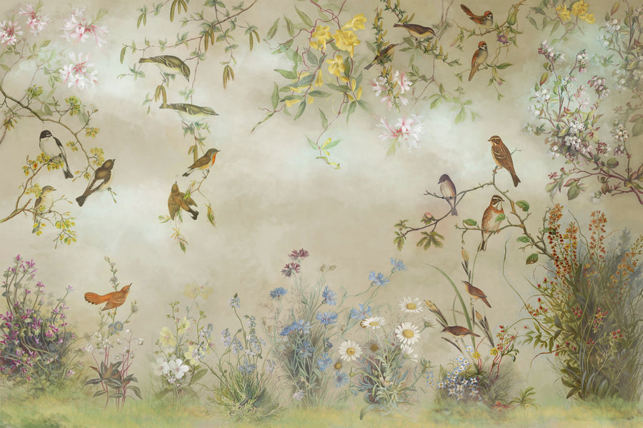 Forest Stroll Mural Wallpaper