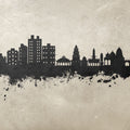 Nashik India Skyline Concrete Mural Wallpaper - pure wallpaper artwork