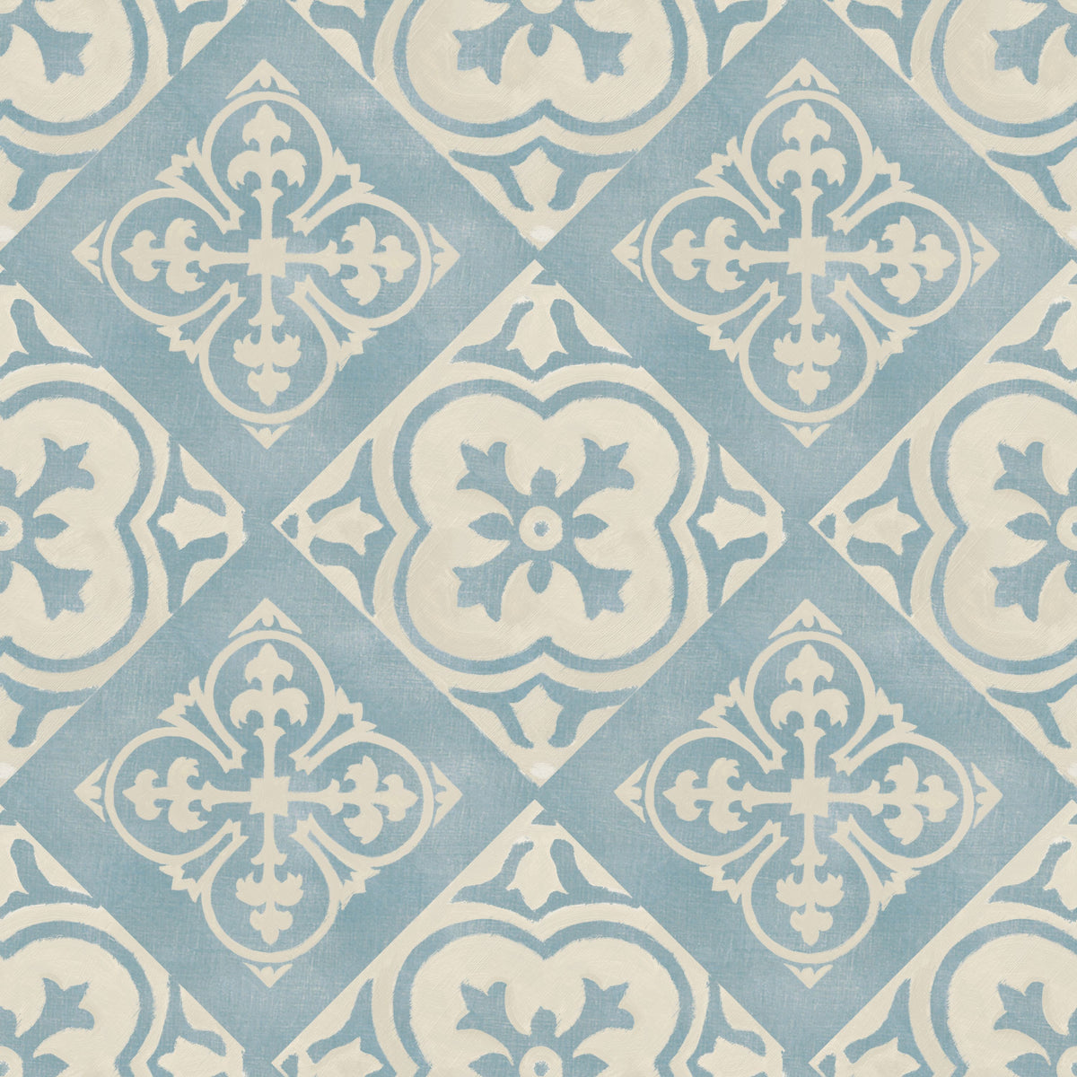 Tile It Up Blue Mural Wallpaper - pure wallpaper artwork