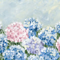 Hydrangea Meadow I Pink Mural Wallpaper - pure wallpaper artwork
