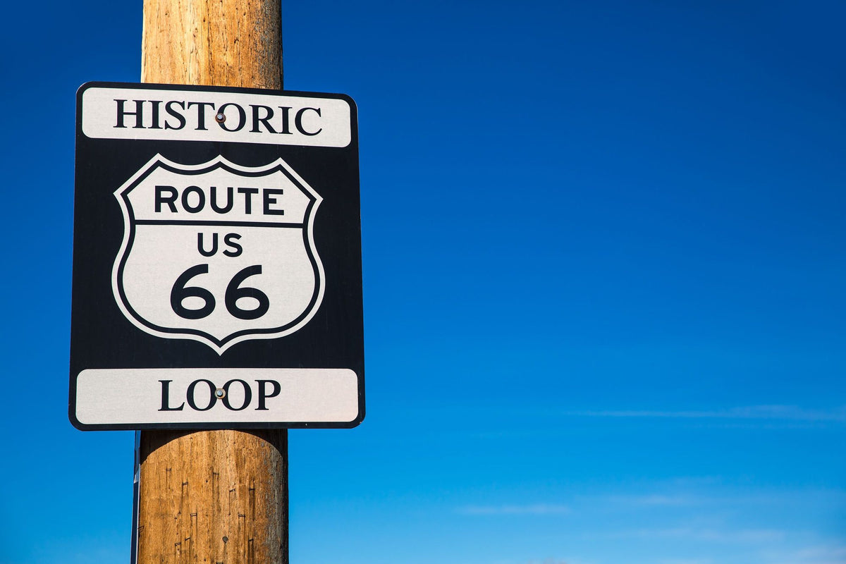 Route 66 Mural Wallpaper - pure wallpaper artwork
