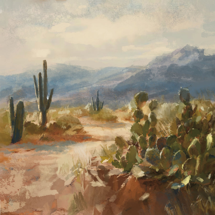 A Desert Journey Mural Wallpaper