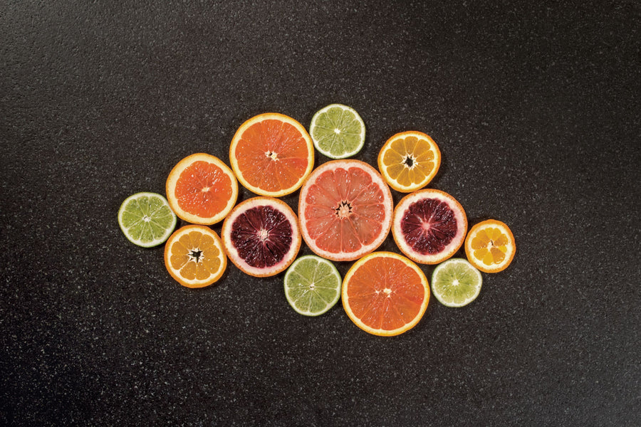 Citrus Drama I Mural Wallpaper