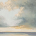 Shimmering Sea Gray Mural Wallpaper - pure wallpaper artwork