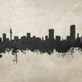 Pretoria South Africa Skyline Concrete Mural Wallpaper - pure wallpaper artwork
