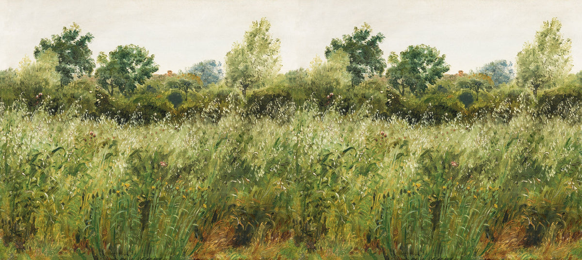 Meadow Whisper, Chlorophyll Mural Wallpaper - pure wallpaper artwork