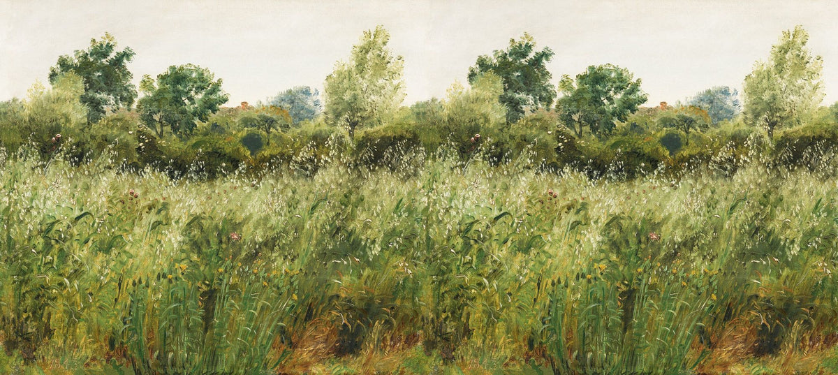 Landscape Wallpaper Mural – Scenery Wall Mural – Meadow Whisper, Chlorophyll