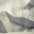 Concrete Shapes Warm Gray Mural Wallpaper - pure wallpaper artwork