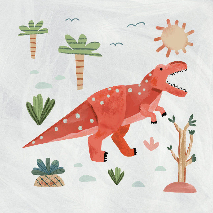 Dino Fun IV Mural Wallpaper
