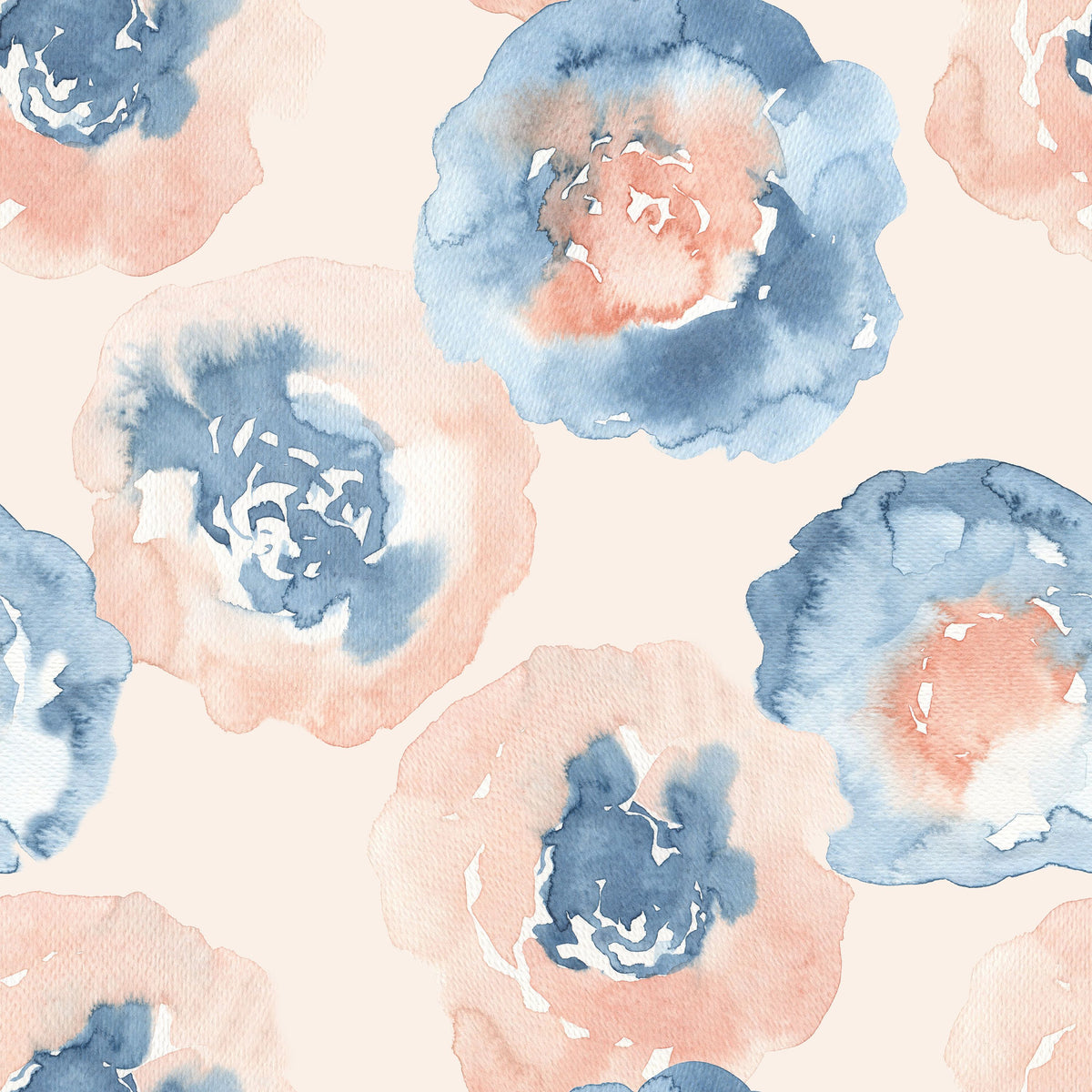 Peachy Rose Mural Wallpaper - pure wallpaper artwork