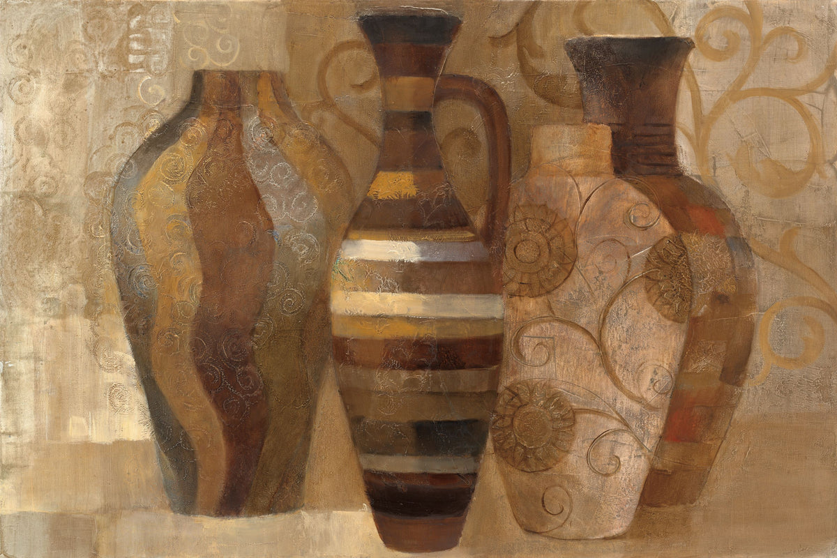 Madagascar Vases Mural Wallpaper - pure wallpaper artwork