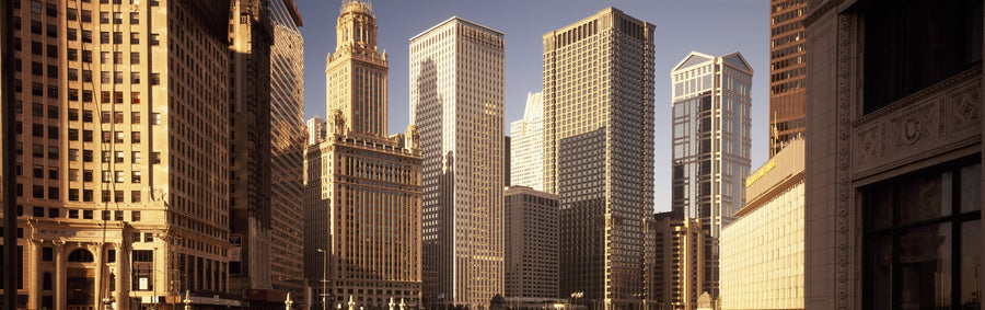Golden Metropolis Up Close Mural Wallpaper