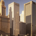 Golden Metropolis Up Close Mural Wallpaper - pure wallpaper artwork