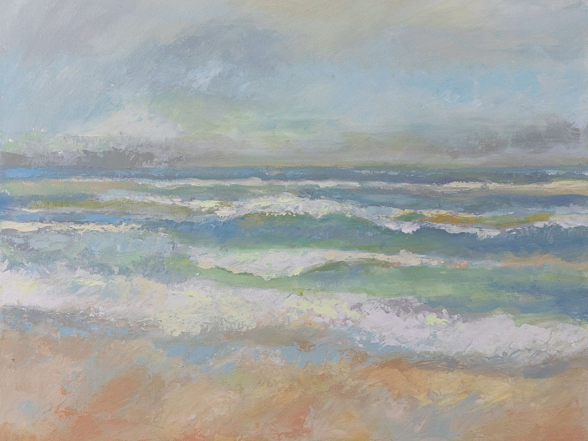 Morning Surf Mural Wallpaper - pure wallpaper artwork