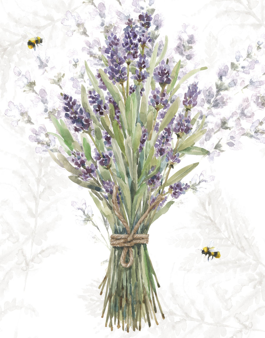 Fresh Lavender II Mural Wallpaper
