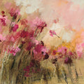 Wild Pink Flowers Mural Wallpaper - pure wallpaper artwork