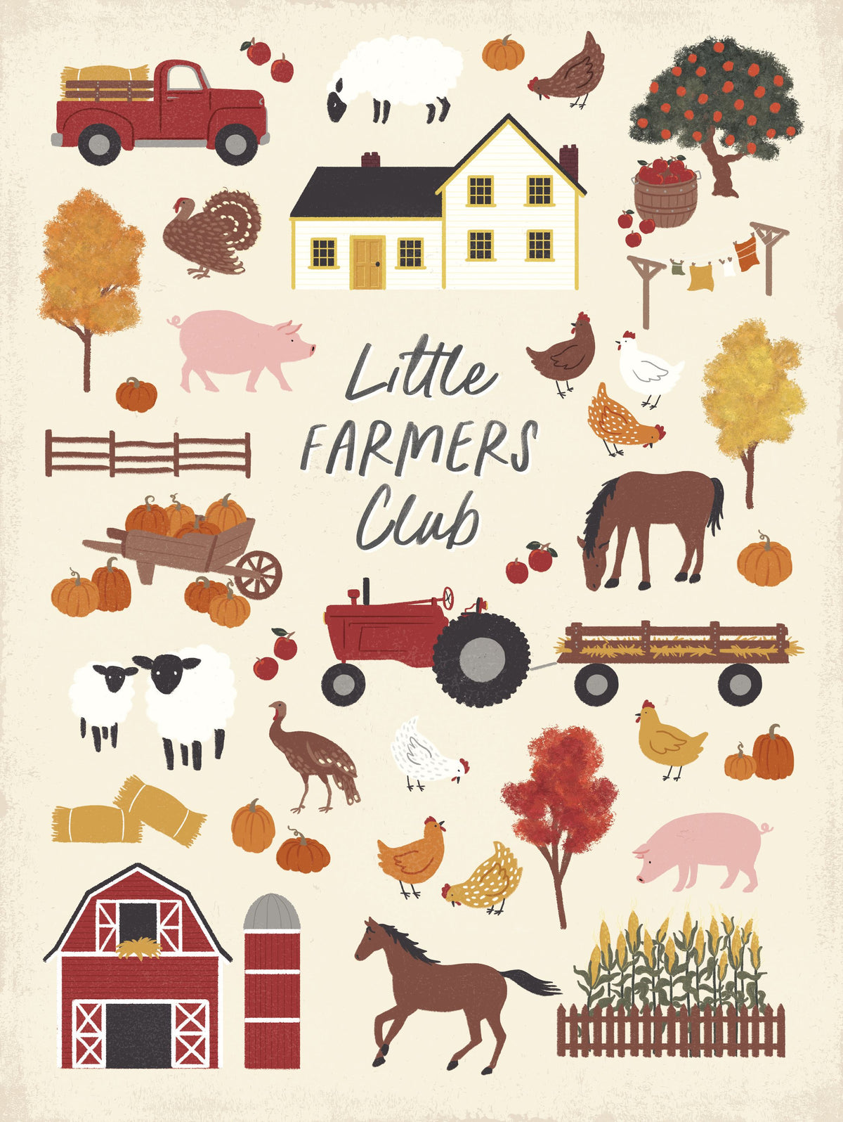 Harvest Village VI Mural Wallpaper - pure wallpaper artwork