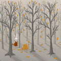 Little Forest Stroll Mural Wallpaper - pure wallpaper artwork