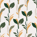 Spray of Leaves Mural Wallpaper - pure wallpaper artwork