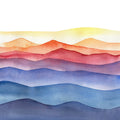 Rainbow Mountains Mural Wallpaper - pure wallpaper artwork