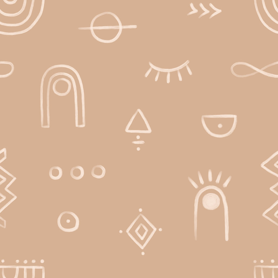 Desert Doodles Mural Wallpaper