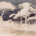 Seeing Through the Forest Yellow Mural Wallpaper - pure wallpaper artwork