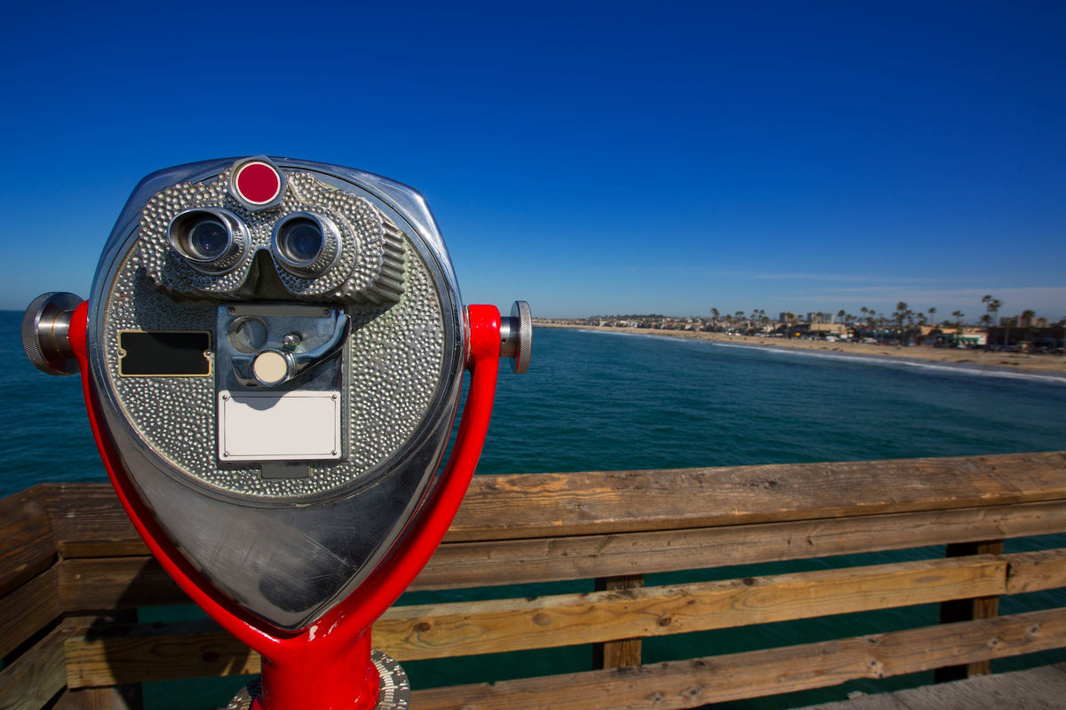 Pier Binoculars Mural Wallpaper - pure wallpaper artwork