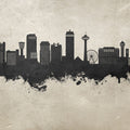 Niagara Falls Skyline Concrete Mural Wallpaper - pure wallpaper artwork
