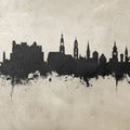 Heidelberg Germany Skyline Concrete Mural Wallpaper - pure wallpaper artwork