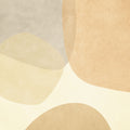 Embracing Shapes, Butter Yellow Mural Wallpaper - pure wallpaper artwork
