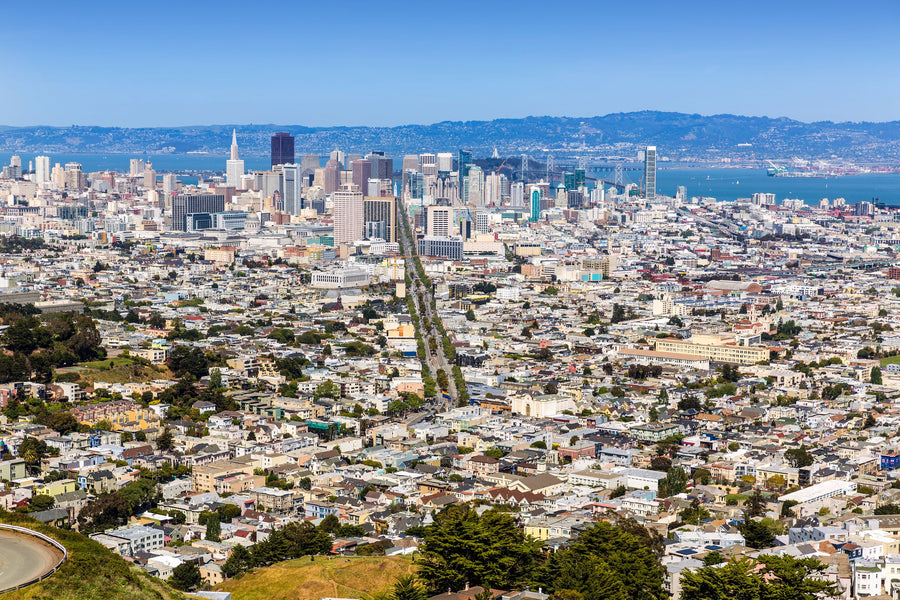 San Francisco Cityscape Mural Wallpaper