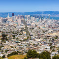 San Francisco Cityscape Mural Wallpaper - pure wallpaper artwork