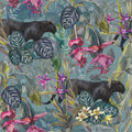 Jungle Panther Mural Wallpaper - pure wallpaper artwork