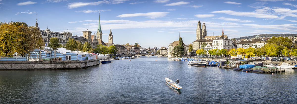 Zürich Skyline Mural Wallpaper - pure wallpaper artwork